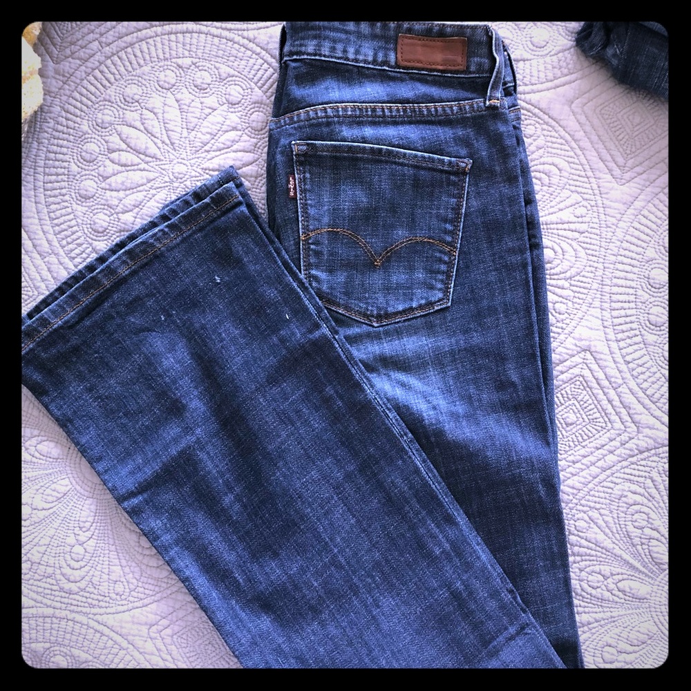Levi Bootcut Jeans, Medium-Dark Wash